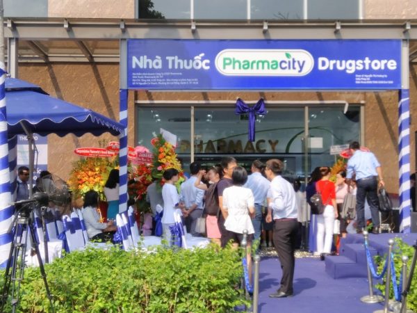 Lễ khánh thành nhà thuốc Pharmacity quận 7 sau khi hoàn thành thi công xây dựng nhà thuốc