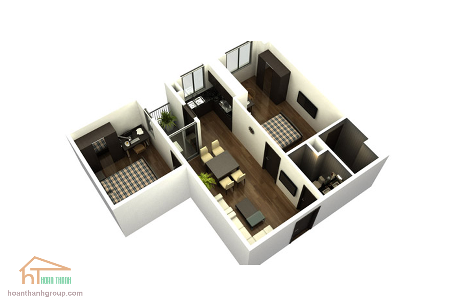 mẫu thiết kế nội thất chung cư quận 7
