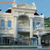 Bản vẽ phối cảnh biệt thự cổ điển phong cách châu Âu 1