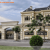Bản vẽ phối cảnh biệt thự cổ điển phong cách châu Âu 10